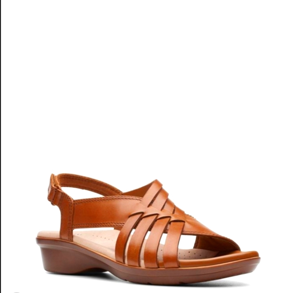 Clark's Loomis Cassey Tan Leather